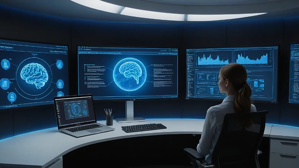 An AI agent completing a connected sequence of research, file, design, and coding tasks