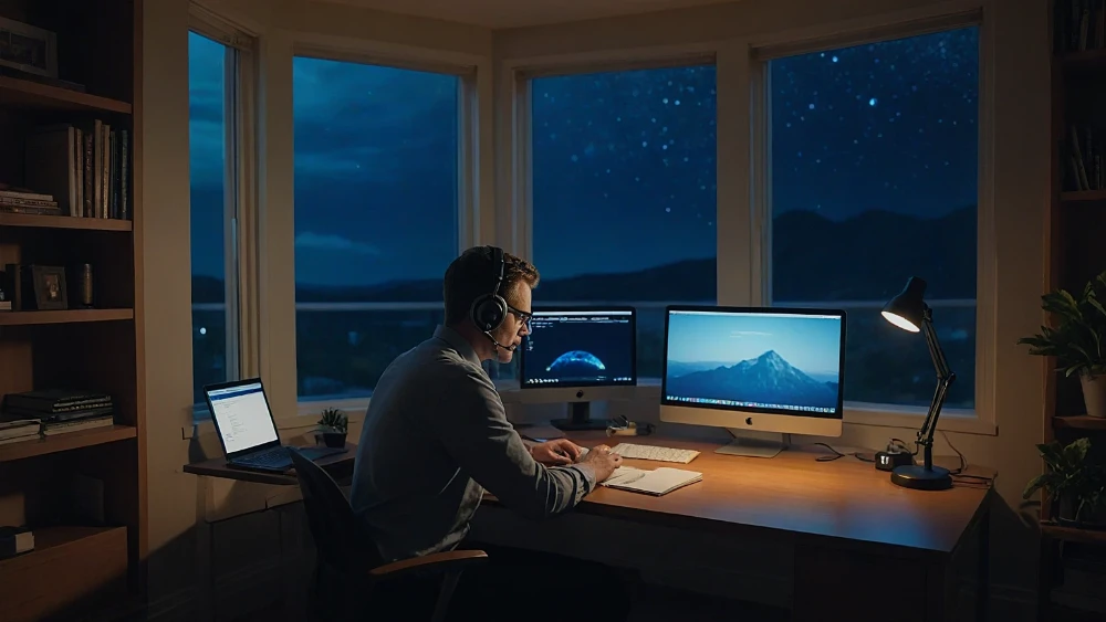 An everyday user approving an AI agent that organizes files, research, schedules, and creative tasks