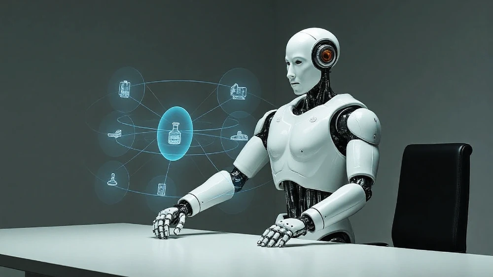 Humanoid robot perception and AI systems interpreting a changing physical environment