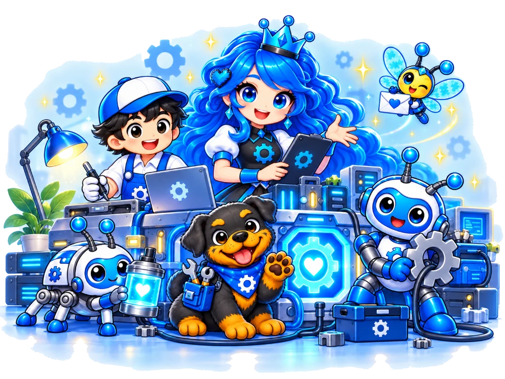 Pixel’N’Code crew keeping the Factory running